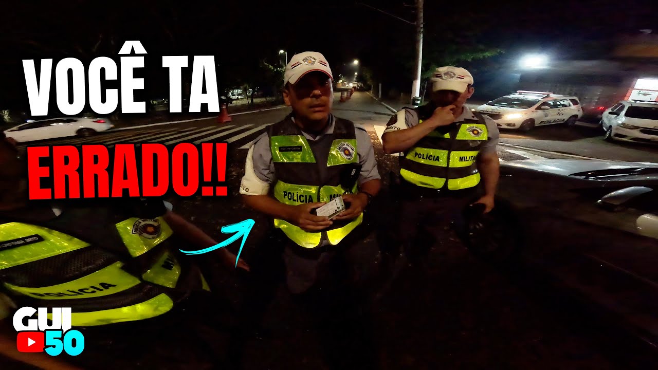 POLICIAL GARANTIU QUE EU NÃO PODIA ESTAR ARMADO E TIVE QUE EXPLICAR...