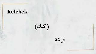 تعلم اسماء الحيوانات باللغه التركية مع كتابه لفظ باللغه العربيه