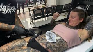 Full Body Tattoo‼️Part 6. Beautifull Model Ms.Lorena ,By ...