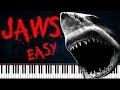 Jaws theme - Easy version | Piano Tutorial