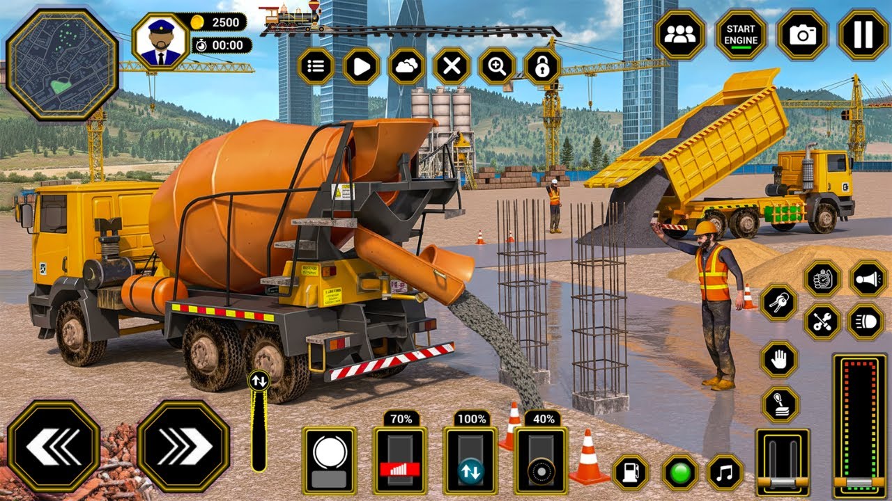City Construction Gameplay | Construction Truck Driving Simulator