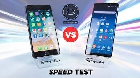 SPEEDTEST iPhone 8 Plus vs Galaxy Note 8: Apple A11 Bionic vs Exynos 8895
