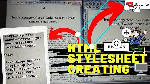 Xml | Espilon Html Style sheet creating 💻 in Tamil #css #epub #html #xml #espilon @Epsilon10