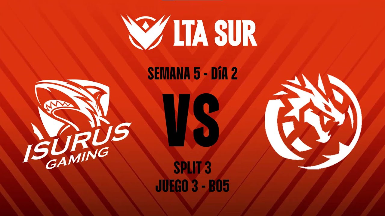 ISG vs LEV | LTA SUR Split 3 | Fase de Eliminación | S5D2 | Partida 3