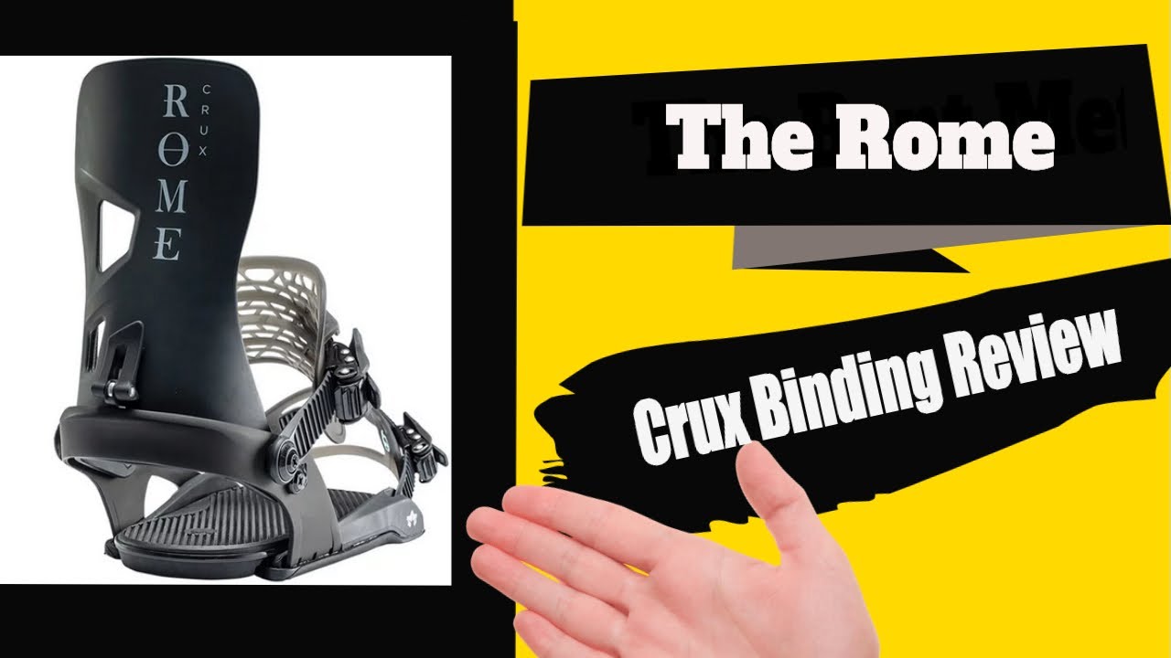 The Rome Crux Snowboard Binding Review - YouTube