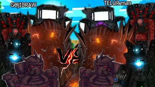 Gojidraw vs Telur Man | Skibidi Toilets Minecraft Mob Battle