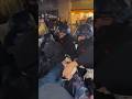 Berlin — police intervene against Gaza solidarity protesters over a banner