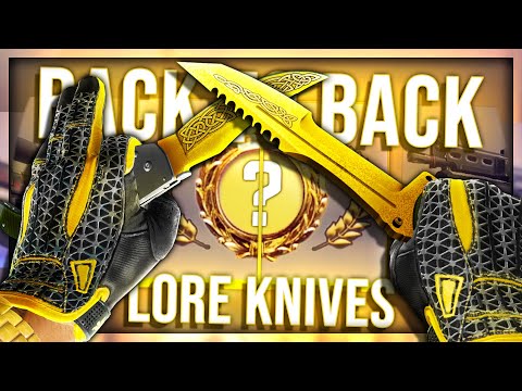 CS:GO BACK TO BACK LORE UNBOXINGS! (CRAZY LUCK)