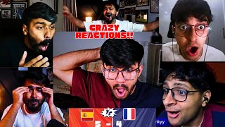 CRYING PORTUGAL Fans AND HAPPY SPAIN FANS Reaction to SPAIN 5-4 FRANCE | UEFA NATIONS LEAGUE