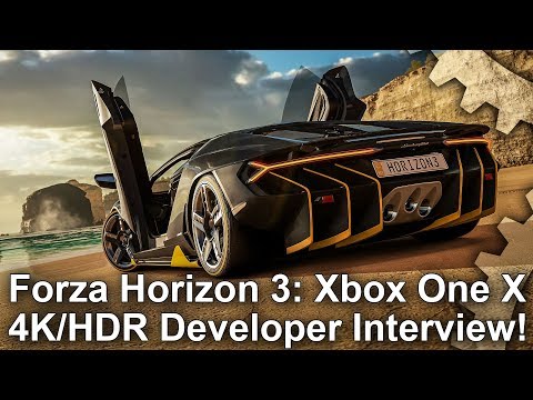 [4K HDR] Forza Horizon 3: Xbox One X Full Developer Interview!