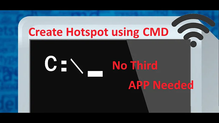 Create WIFI Hotspot Without Third Party APP on Windows