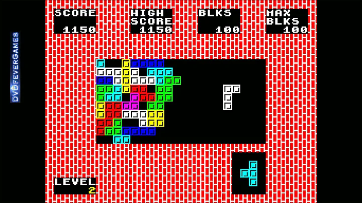 ZXETRIS (2025) - Longplay 48K ZX SPECTRUM game! - DVDfeverGames