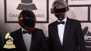 Daft Punk on the 56th GRAMMY Red Carpet Fashion Cam | GRAMMYs