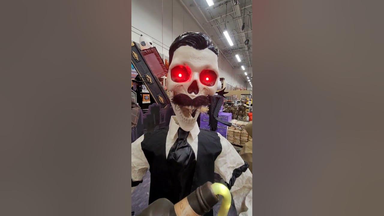 Animated Dean The Deathologist Animatronic HOME DEPOT HALLOWEEN 2022 