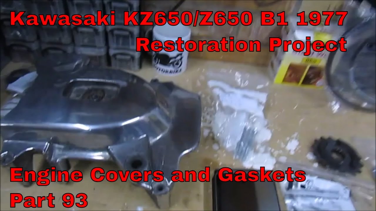 Kawasaki KZ650/Z650 B1 1977 - Engine Covers and Gaskets - Part 93