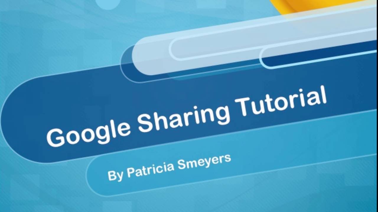 Google Docs Sharing Tutorial - YouTube