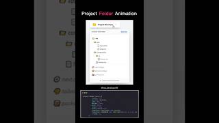 Exploring code, visually 📂✨Folder Structure animation 🚀