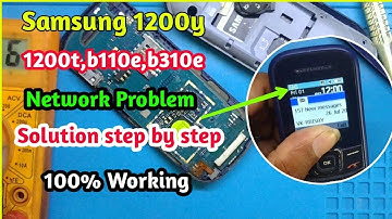 Samsung 1200y/1200t/b110e/b310e network problem solution/Samsung e1200y network solution