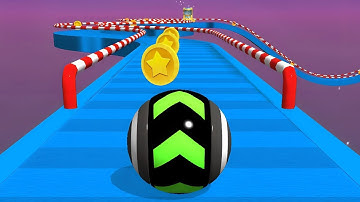 Sky Rolling Ball 3D Gameplay Speedrun All Levels 29