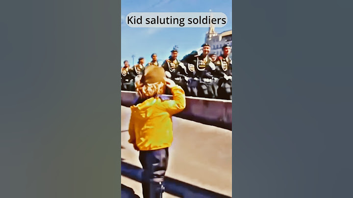 Young Kid Salutes Soldiers: A Moment of Honor #history #militaryhistory #military #army #respect