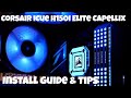 Corsair iCue H150i Elite Capellix AIO Unboxing and installation