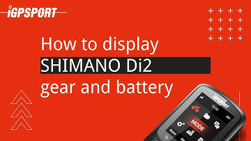 iGS620︱How to display SHIMANO Di2 gear and battery