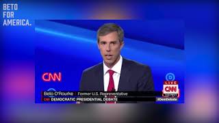 Beto Orourke Discusses Veterans Issues At Democratic Debate In Detroit