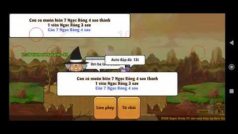 Nro SAO - Share Mod Siêu Vip Auto Nhập_Ép Ngọc Rồng Cực Nhanh Dành Cho Android