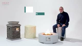 Outdoor Gas Fire Pits by Umbra. Offered By Heat Outdoors The Authorised Distributor.