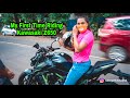 RIDING KAWASAKI Z650! Ridergirl Vishakha