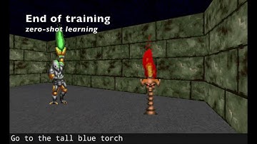 Training an AI agent to execute natural language instructions