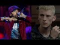 Eminem Disses Machine Gun Kelly On Stage, MGK Responds "Too Scared To Perform Your Weak Diss Track"