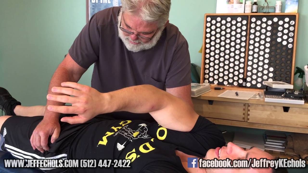 Chiropractic Adjustment by Dr. Jeff Echols