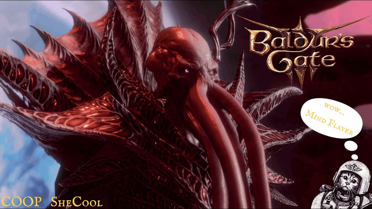 Baldurs Gate 3 / тёмная котя