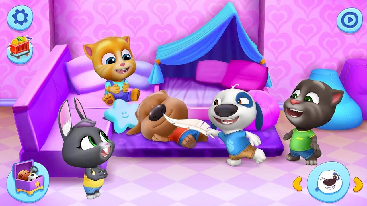Talking Tom And Friends Season 5 Episode 25 My Talking Tom Friends 🐰🔥 Level 5-Catch the thief raccoon 🦝 New Update