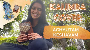 Achyutam Keshavam - Devotional Song | Bhajan | Kalimba Cover & Notes
