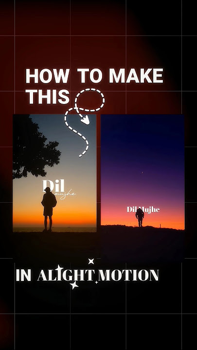 Text Behind Object In Alight Motion
