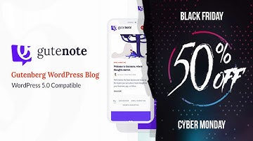 Gutenote - Gutenberg WordPress Blog Theme | Themeforest Website Templates and Themes