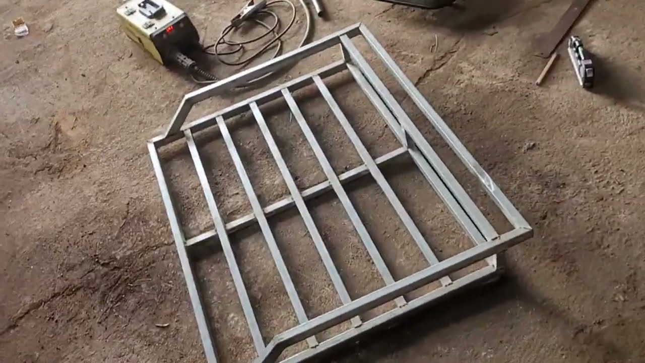 Fazendo um rack de teto para Gaiola de trilha 