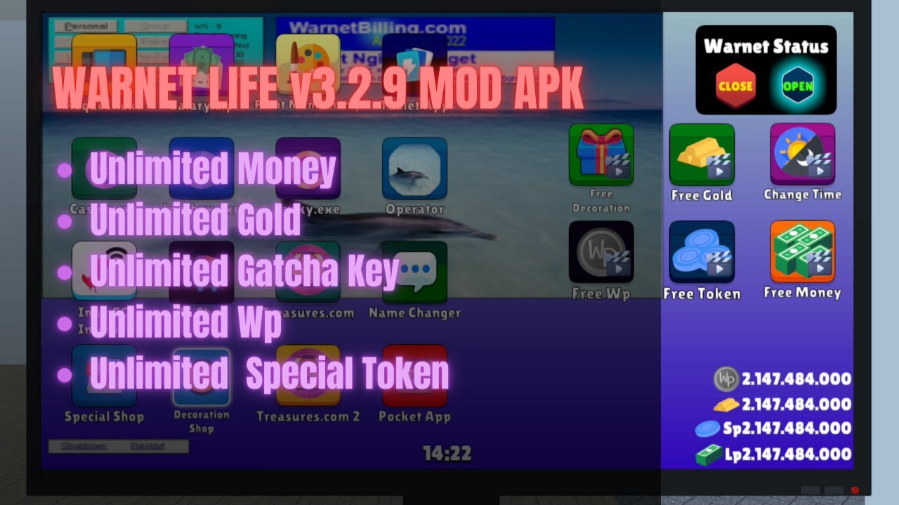 LIFE MOD APK V3.2.9 UNLIMITED MONEY, GOLD, WP, SPECIAL