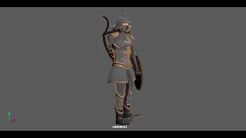 knight idle animation(with bow)