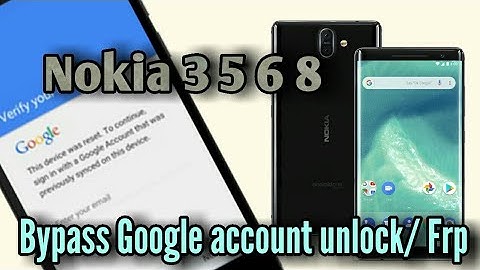 How To Bypass Google Account Nokia 3 | 5 | 6 | 8 Android 7.0 | 7.1.1 | New Solution with simple
