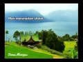 Adzan dengam pemandangan alam Sumatera Barat