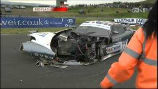 Big Multi-Car Crash - 2012 Ginetta GT in Knockhill