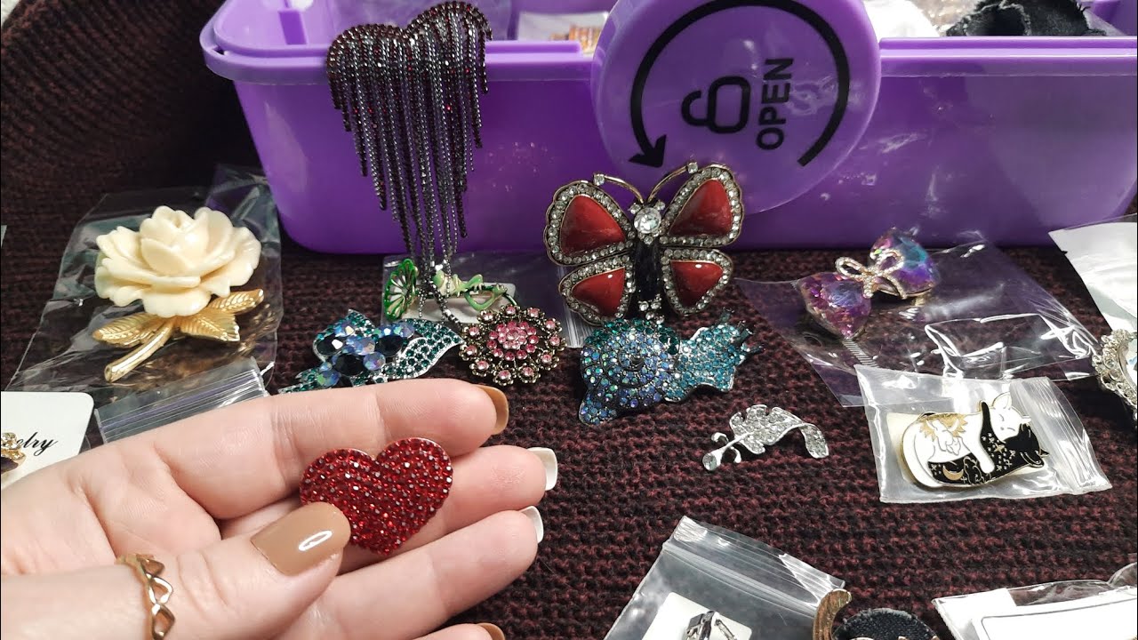 АСМР Моя коллекция брошей💕Часть 3 | ASMR