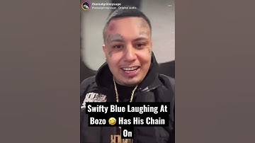 Swifty Blue Laughing At Bozo 🤣 Has His Chain On #bozo #swiftyblue #shorts #fyp #viral #