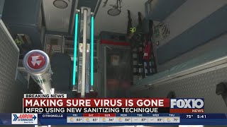 Information Mobile Fire-Rescue using new sanitizing technique Update