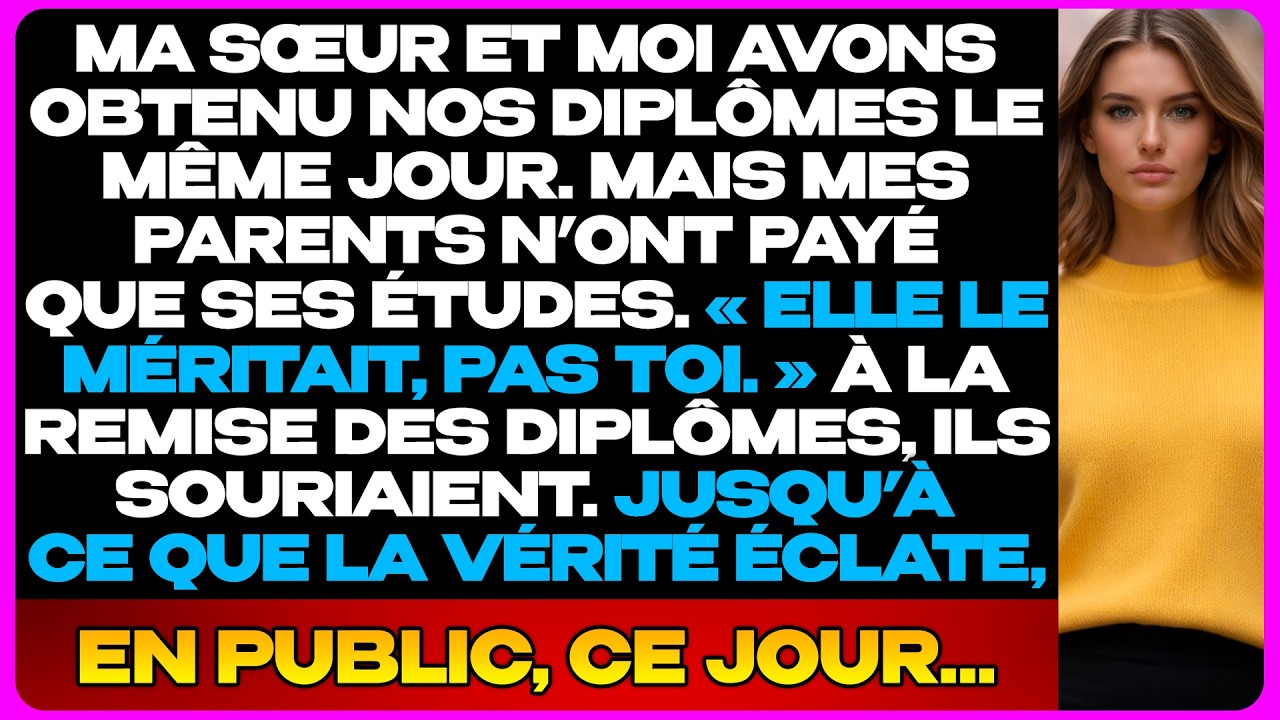 Mes Parents Ont Payé Les Études De Ma Sœur — Pas Les Miennes...