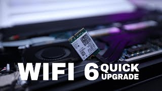 how to upgrade wifi 6 in a laptop