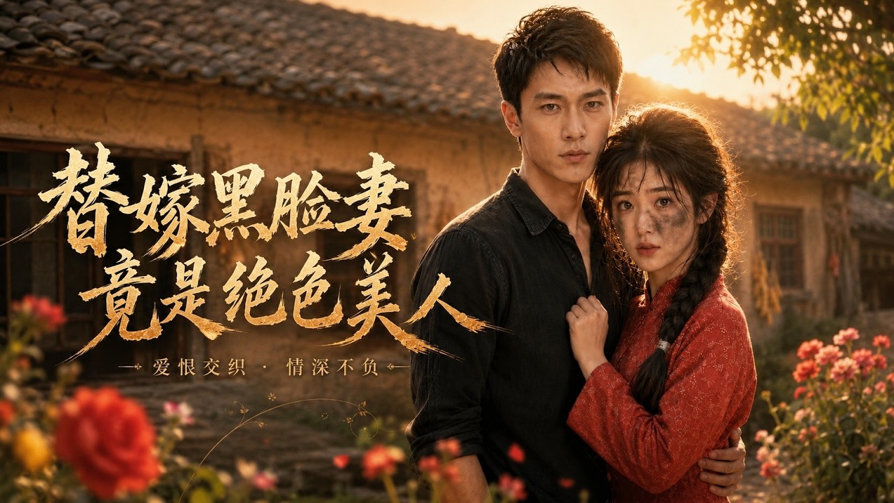 【高清全集】《替嫁黑脸妻，竟是绝色美人》 #逆袭 #爱情 #甜宠 #反转 #热门短剧 #drama #爽剧 #電影 #精彩影视 #AI短剧